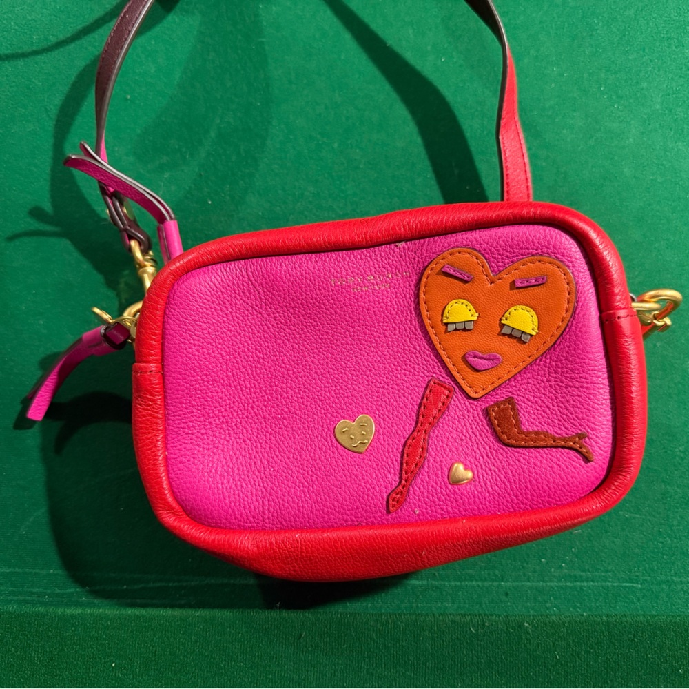 Tory Burch Perry Patchwork Hearts Mini Bag